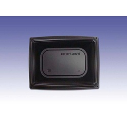 惣菜容器 D’sカフェP18-13S ブラック デンカポリマー