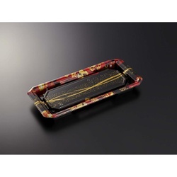 中央化学 寿司容器 HS澄板24-11 一陣R-BK 本体