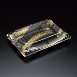 スミ 和菓子容器 ユニコン NSD-60 黒金筆