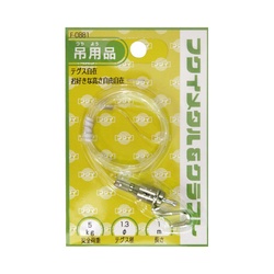 額縁用吊り金具　テグス自在　透明　荷重５ｋｇ