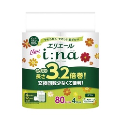 イーナトイレット　３．２倍巻４Ｒ　ダブル
