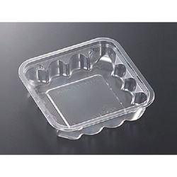 中央化学 透明カップ C-AP 菊角カップ 125-250 本体