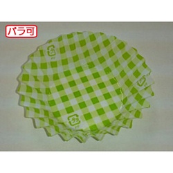 セイコー おかずカップ ラミケースOPP8A C柄グリーン 500枚