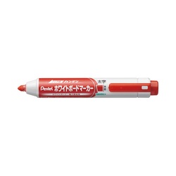 ハンディ　ホワイトボードマーカー　太字平芯　赤５本