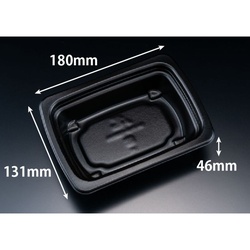 リスパック フードパック RHF ラトフ 18-13B深 本体 黒