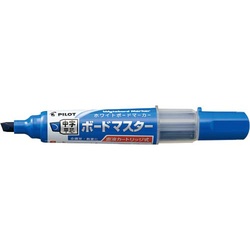 ボードマーカー　ボードマスター　中字平芯　青