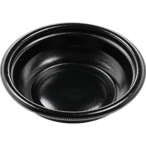 惣菜容器 MFPデリプレ丸16 本体 黒 エフピコ