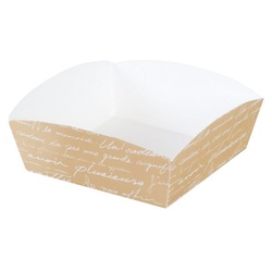 紙トレー NEWフレンチケーキトレイ(100枚) ヘッズ