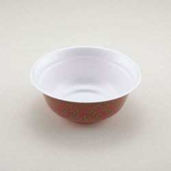 弁当容器 ラーメン 特中(本体)赤からくさ 青葉紙業