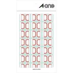 セルフインデックス　小　赤　２１面　３１５片×５