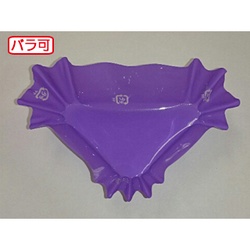 セイコー おかずカップ ラミケースOPP三角2号Pパープル 500枚