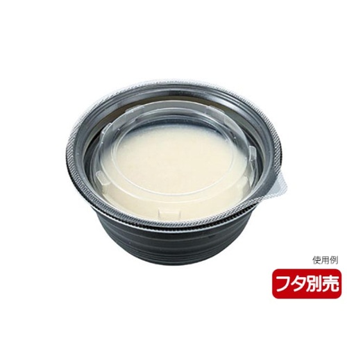 どんぶり容器 MFP極み丼-360S 黒 本体 エフピコチューパ