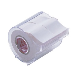 メモックロールテープ再生紙　２５ｍｍ幅　白　２巻入