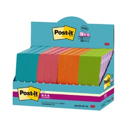 強粘着マルチカラー１　７５×７５　４色　１２冊