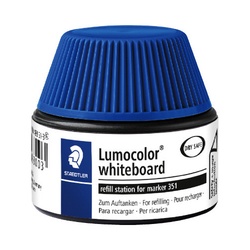 ホワイトボードマーカー用補充インク　ルモカラー　青