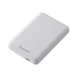 モバイルバッテリー　５０００ｍＡｈ　Ｃ×１　白