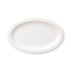 紙皿 パーティープレート(ホワイト) ペーパーウェア