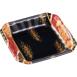 発泡トレー メガプレート20-20(30)平 流華赤 エフピコ