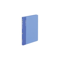 クリヤーブック固定式・横入　Ａ５縦　４０Ｐ　青