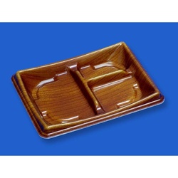 軽食容器 D’sプラスP23-16-E BW デンカポリマー