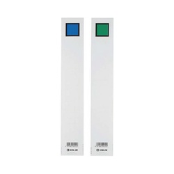 キングファイル背見出紙　Ａ４縦３０ｍｍ用青／緑Ｘ５