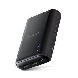モバイルバッテリー／１００５０ｍＡｈ／３．６Ａ／黒