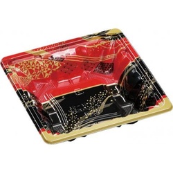 どんぶり容器 MSDアコード重15-15(33)万彩赤 エフピコ