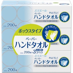 エリエール＋Ｐｌｕｓキレイボックス３Ｐ×１２