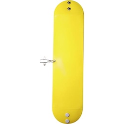 クリップ付腕章　黄