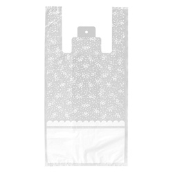 レジ袋 プチフラワーレジバッグ-L(100枚) ヘッズ