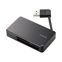 ＵＳＢ２．０カードリーダー　ブラック