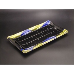 リスパック 寿司容器 誠24B みずは青 本体