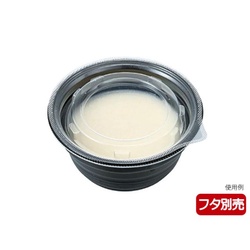 どんぶり容器 MFP極み丼-360S 黒 本体 エフピコチューパ