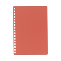 カスタマイズオープンリングノート表紙コーラルレッド