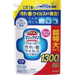 バスマジ除菌抗菌アルコール成分プラス替１．３Ｌ×６