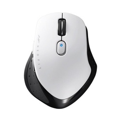 無線５ボタン　ネオフィットマウス　ホワイト　Ｍ