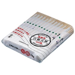 割箸 フジ白楊元禄 100膳袋入 尚美堂