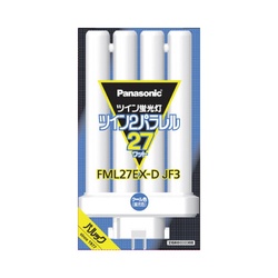 蛍光灯コンパクト　ＦＭＬランプ２７形　昼光色１０本