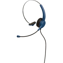 快適ヘッドセット　片耳　ＵＳＢタイプ　ネイビー