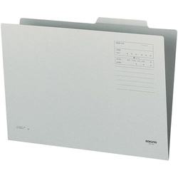 個別フォルダーカラーＢ４　灰　１０枚