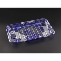 リスパック 透明トレー バイオPET AC-25-15T みぞれ青