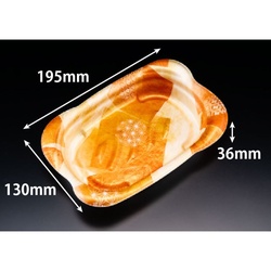 リスパック 軽食容器 ホット なごやか 20-13B 本体 いろあいオレンジ