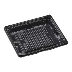 軽食容器 MSDプレイン15-13AG 本体 黒 エフピコ