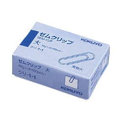 ゼムクリップ　大　２８ｍｍ　約１００本入