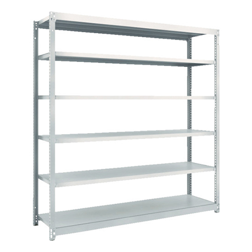 ＴＲＵＳＣＯ スチールラック Ｍ1.5型軽中量棚 1460×295×1800mm 6段 単体 ネオグレー M1.56536