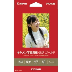 写真用紙　光沢　ゴールド　ハガキ　５０枚
