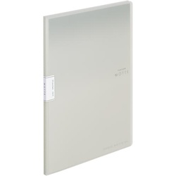 クリヤーブックモッテＡ４縦　２０Ｐ　グレー１０冊