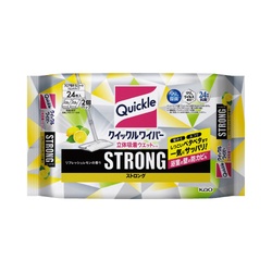 クイックルワイパー立体吸着Ｗストロングレモン２４枚