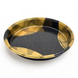 中央化学 寿司桶 DX 丸桶 40 金砂目-BK 本体