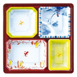 弁当容器 T-80-A 本体 葡萄 アヅミ産業